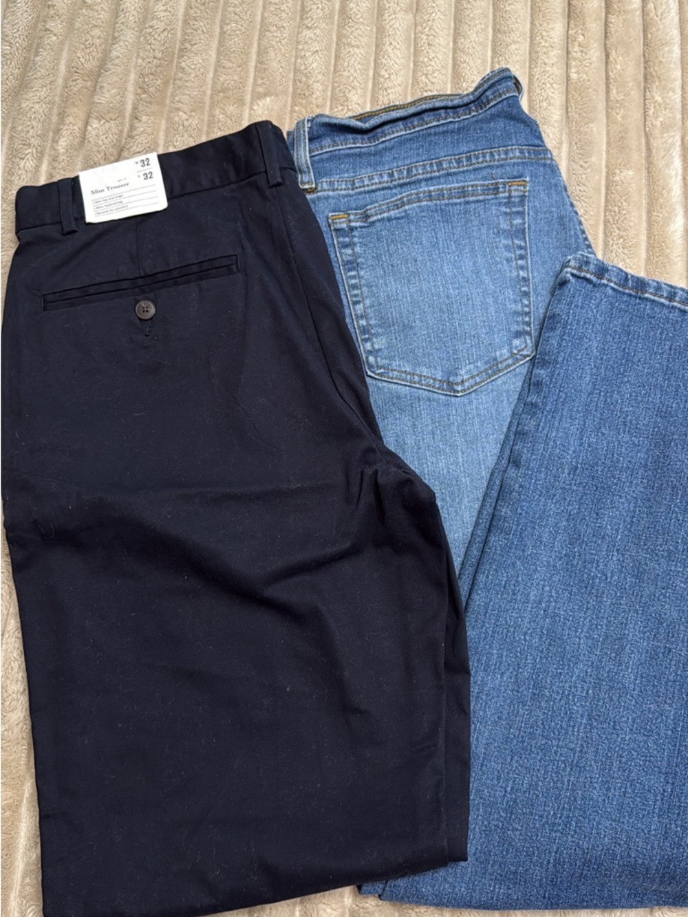 Men's navy Chino Pants - Classic jeans 32/32